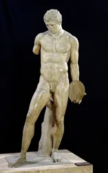 The Discophoros, replica of a classical Greek original